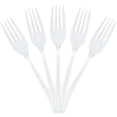 thumbnail image 1 of JAM Paper Plastic Forks, Clear, 7in, 50 per Pack, 1 of 4