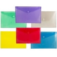 thumbnail image 1 of JAM Paper Plastic Hook & Loop Envelopes, 9.8x14.5, 6/Pack, Assorted, 1 of 4