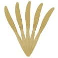 thumbnail image 1 of JAM Paper Plastic Knives, Gold, 100 Disposable Knives/Box, 1 of 2