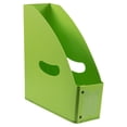 thumbnail image 1 of JAM Paper Plastic Magazine File Holder, 4 x 10 1/2 x 12, Lime Green, Sold Individually, 1 of 3