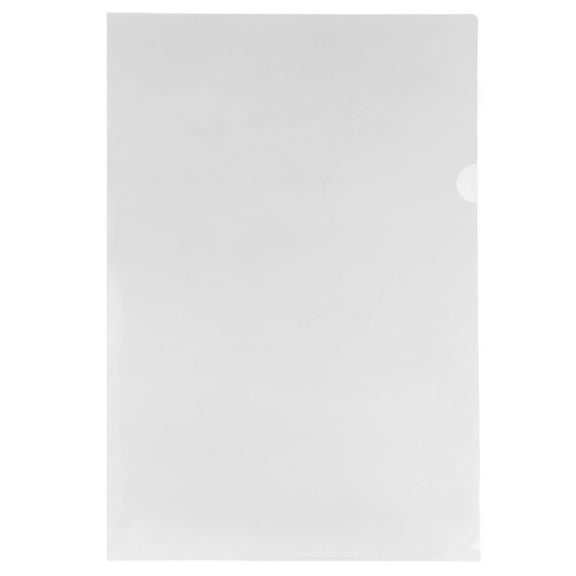 JAM Paper Plastic Sleeves, Legal Size, 9 x 14 1/2, Clear, 12/Pack