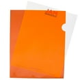 thumbnail image 1 of JAM Paper Plastic Sleeves, 9 x 11 1/2, Orange, 12/Pack, 1 of 5