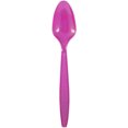 thumbnail image 1 of JAM Paper Plastic Spoons, Pink, 100 Disposable Spoons/Box, 1 of 2