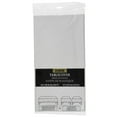 thumbnail image 1 of JAM Paper Plastic Table Cover, White Tablecloth, 1/Pack, 1 of 2