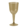 thumbnail image 1 of JAM Paper Plastic Wine Glasses - 10 oz - Gold - 20 Glasses/Pack, 1 of 2