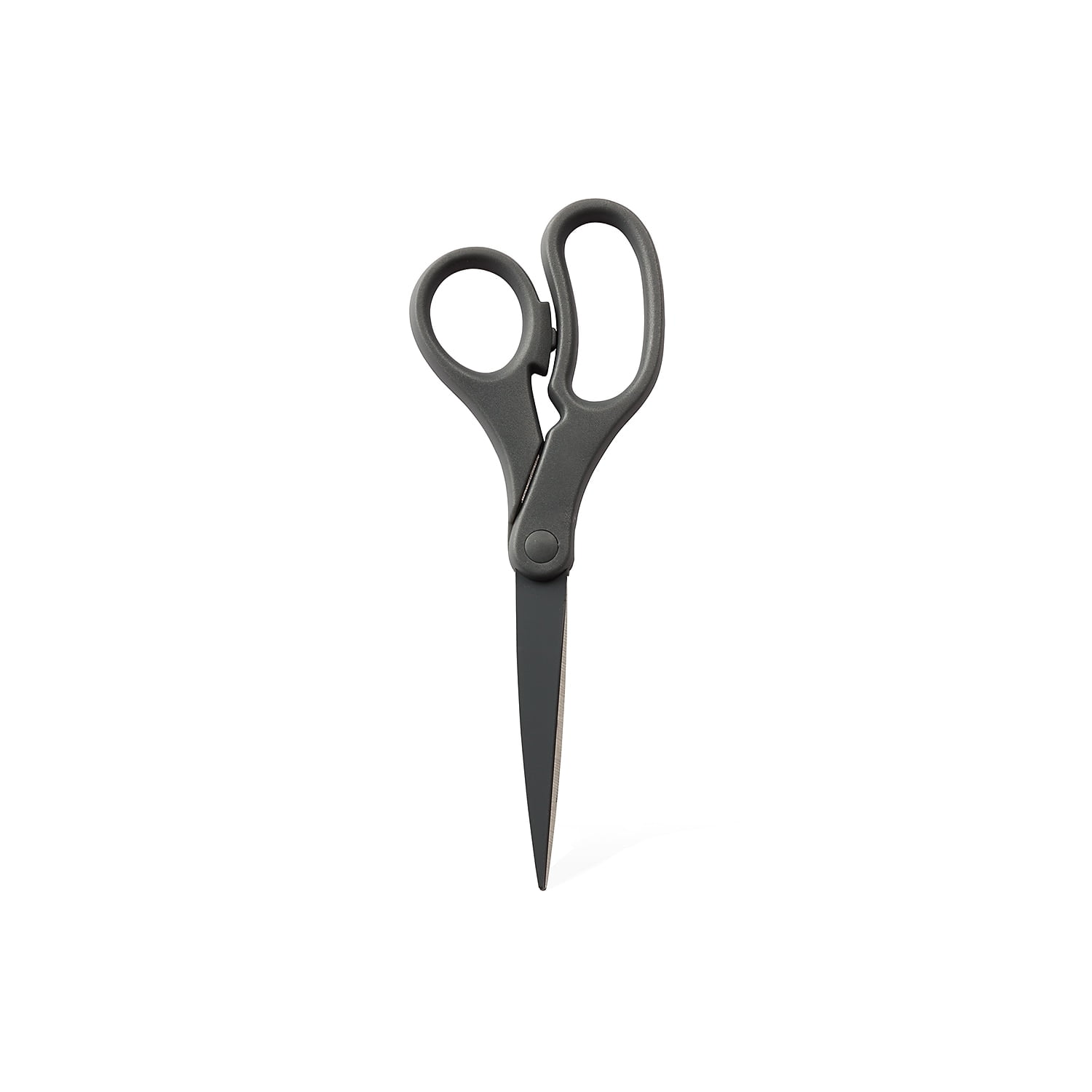 JAM Paper Precision 8" Standard Scissors Pointed Tip Grey (342GYZ)