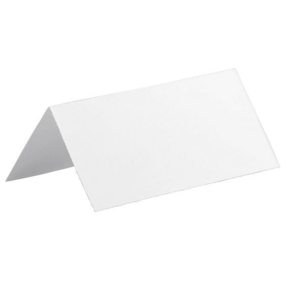 JAM Paper Printable Place Cards, 3.75x1.75, White, 12/Pack