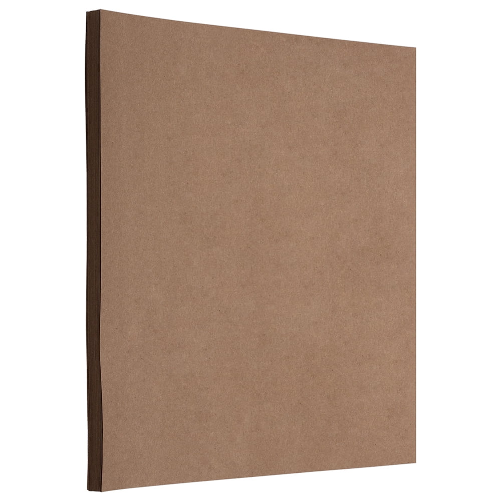 JAM Paper Recycled Paper, 8.5x11, 28lb Brown Kraft, 500/Pack
