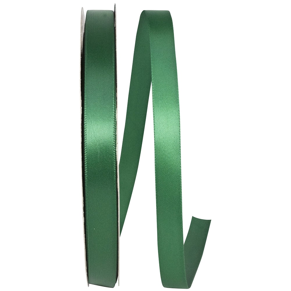 JAM Paper Satin Double Face Forest Polyester Ribbon, 3600" x 0.62"