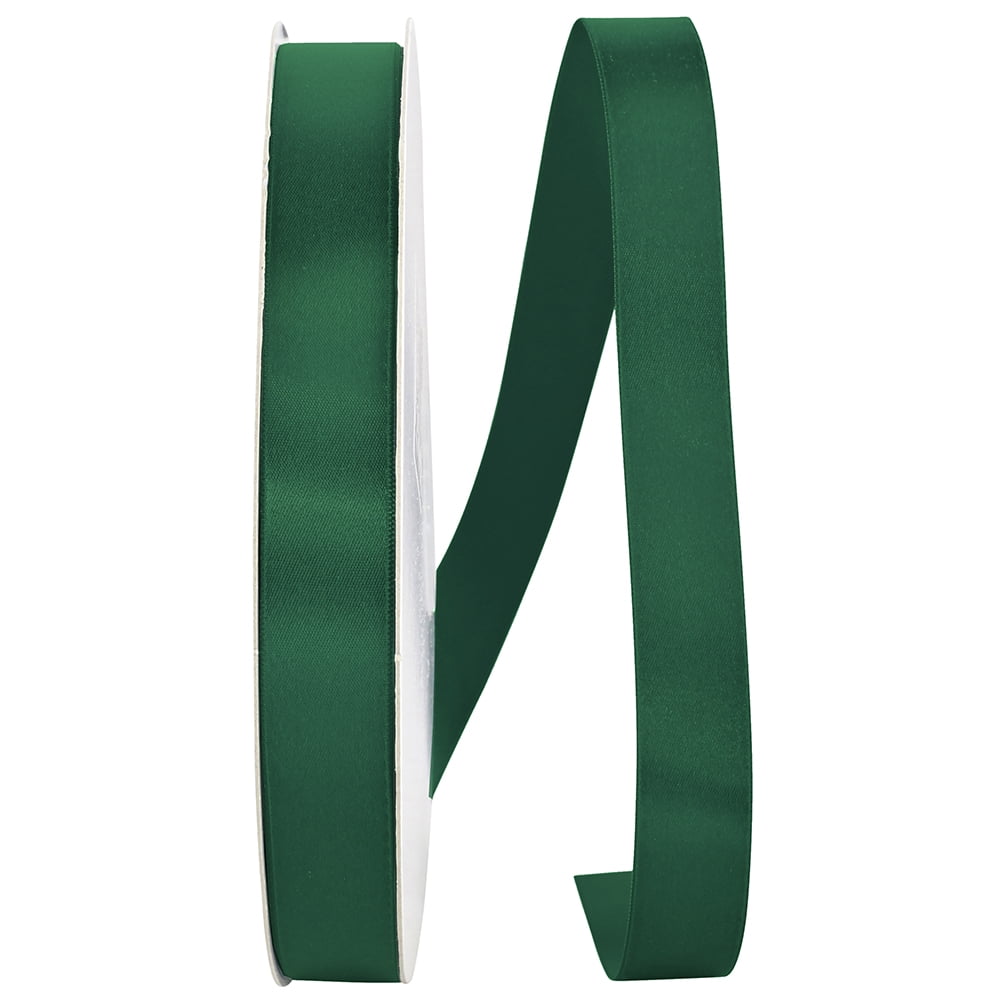 JAM Paper Satin Double Face Hunter Polyester Ribbon, 3600" x 0.87"