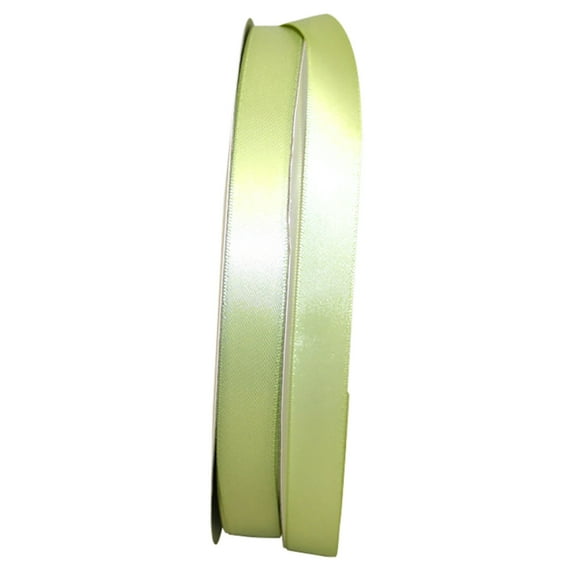 JAM Paper Satin Double Face Lime Juice Polyester Ribbon, 3600" x 0.62"