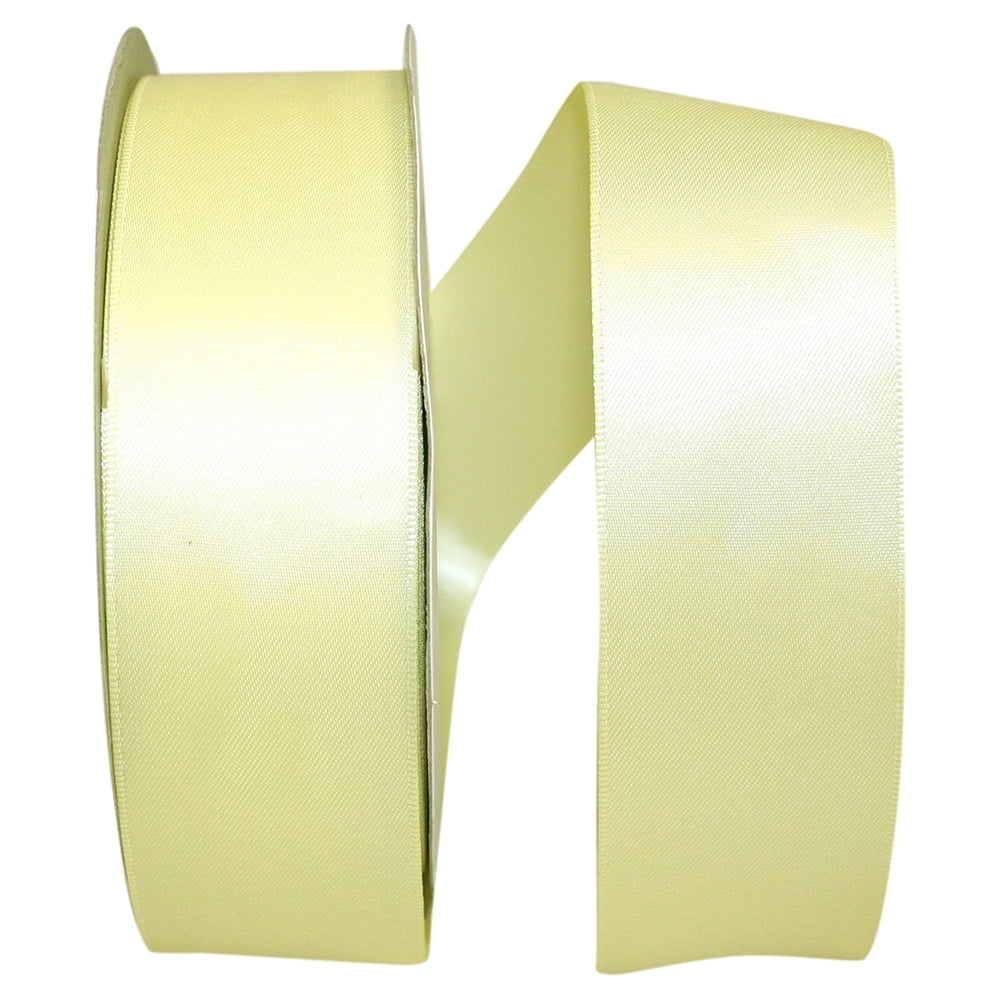 JAM Paper Satin Double Face Maize Polyester Ribbon, 1800" x 1.5"