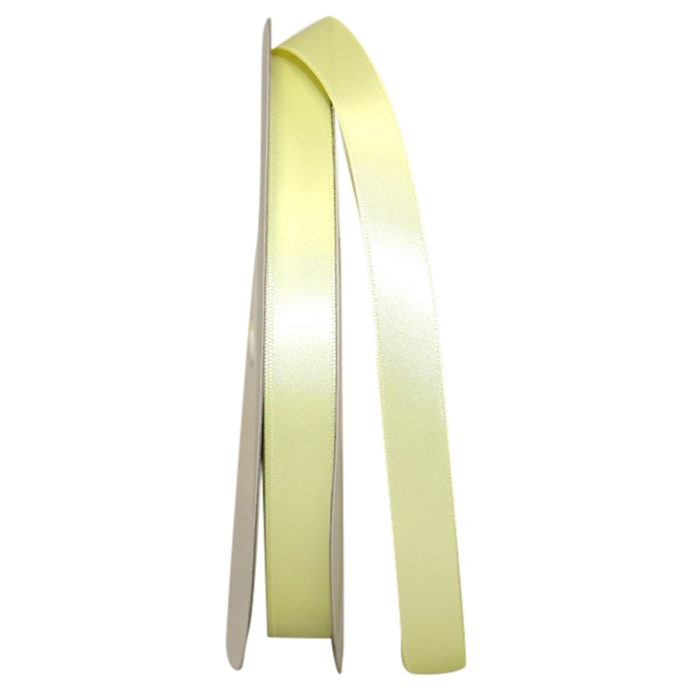 JAM Paper Satin Double Face Maize Polyester Ribbon, 3600" x 0.62"