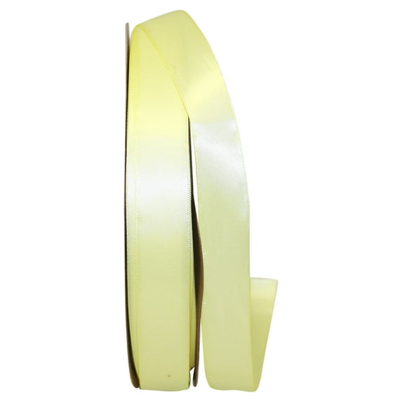 JAM Paper Satin Double Face Maize Polyester Ribbon, 3600" x 0.87"