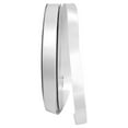 thumbnail image 1 of JAM Paper Satin Double Face White Polyester Ribbon, 3600" x 0.62", 1 of 5