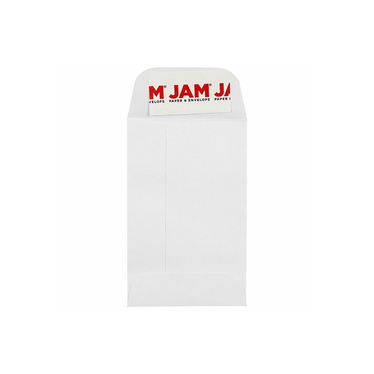 JAM Paper Self Seal #1 Coin Business Envelopes 2 1/4" x 3 1/2" White 100/Pack (356838552D)