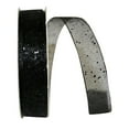 thumbnail image 1 of JAM Paper Sheer Glitter Ribbon, 5/8 In x 25 Yards, 2/Pack, Black, 1 of 1