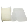 thumbnail image 1 of JAM Paper Sheer Ribbon, Antique White, 2.5 in x 50 yd, 1/Pack, 1 of 5