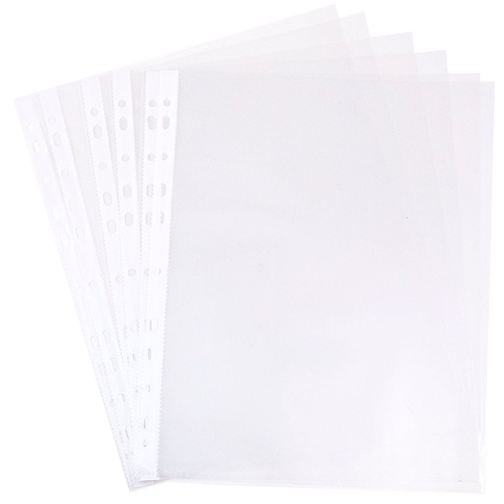 JAM Paper Sheet Protectors, 8.5 x 11, Clear, 10 Sleeves per Pack 