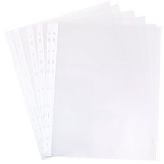 100pcs Sheet Protectors 9 x 12 Heavy Duty Clear Sheet Protectors Page Protectors Plastic Sleeves for Binders Plastic Document Protectors Letter Paper