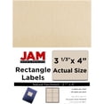 thumbnail image 1 of JAM Paper Shipping Address Labels, Large, 3 1/3" x 4", Natural Parchment, 120/pack, 1 of 4
