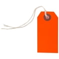 thumbnail image 1 of JAM Paper Small Neon Red Paper Gift Tags, with String 3.25" x 1.62" x 2" (100 Count), 1 of 3