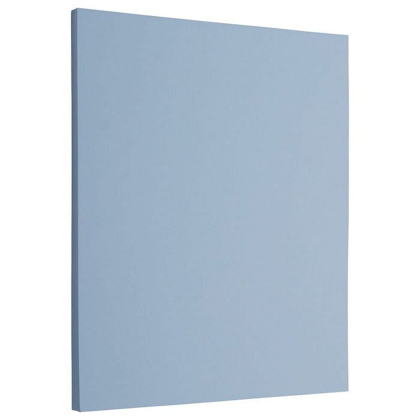 JAM Paper Solid Colors, 8 1/2 x 11, Baby Blue, 32lb, 2 packs of 50