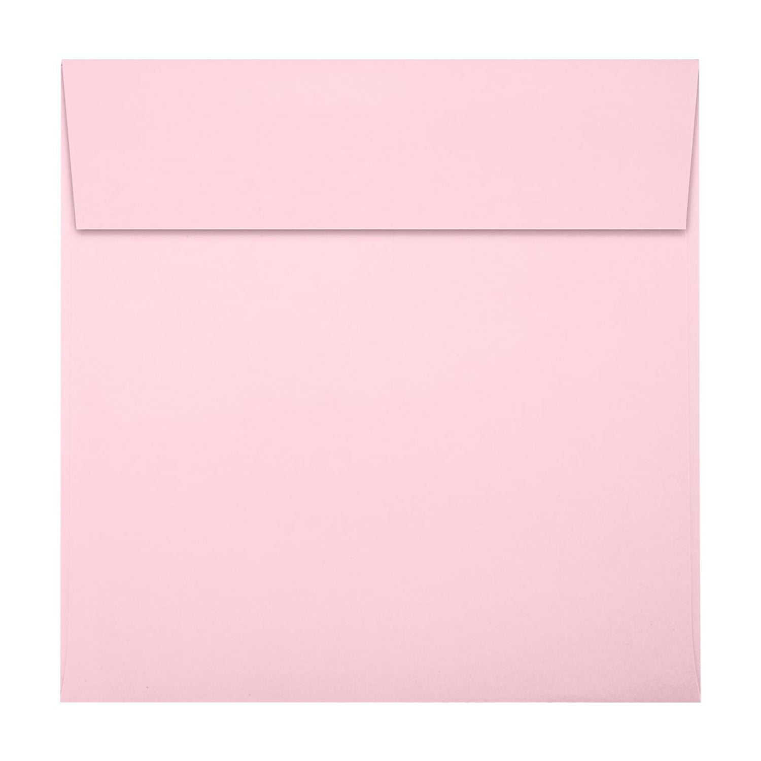 JAM Paper Square Envelopes Peel & Press Candy Pink 6 1/4 x 6 1/4 250