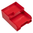 thumbnail image 1 of JAM Paper Stackable Desktop Trays, Red, Office Desk Supply & Paper Organizer Set, 1 Top Tray & 2 Letter Trays/Pack, 1 of 3