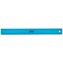18 Stainless Steel Ruler with Non-Skid Cork Backing: 32 & 64 Divisions per inch