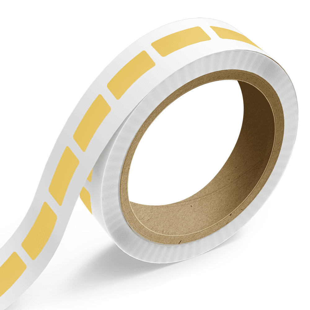 JAM Paper Standard Label Rolls, Rectangle, 1 x 2 1/2, Gold Metallic Foil, 125 Labels/Roll