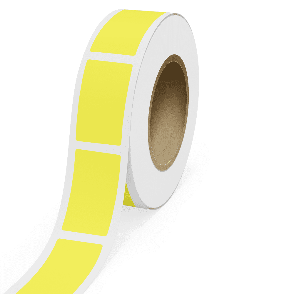 Jam Labels Neon JAM Paper Standard Label Rolls, Rectangle, 2 1/2 x 4 1/2, Neon Yellow ...