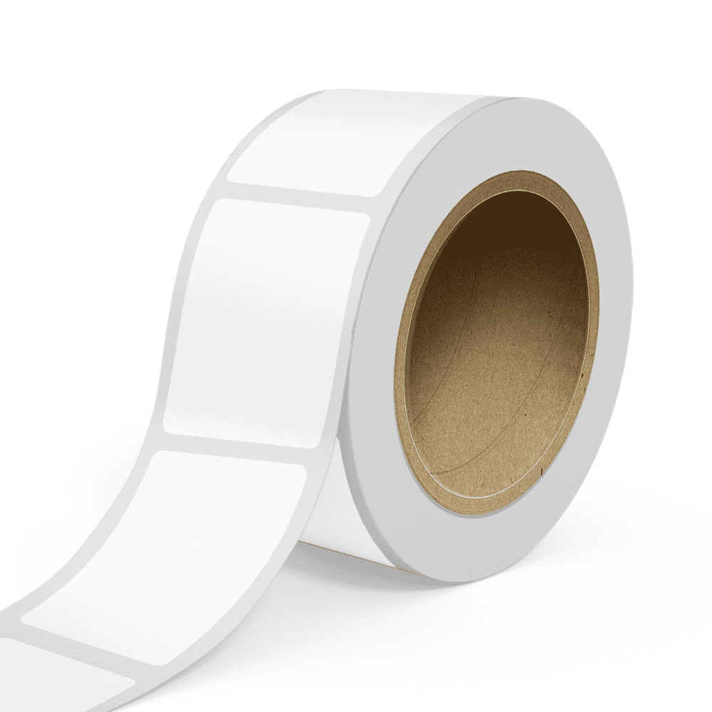 JAM Paper Standard Label Rolls, Rectangle, 2 x 3, Clear Transparent Film, 125 Labels/Roll