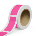 thumbnail image 1 of JAM Paper Standard Label Rolls, Rectangle, 2 x 5, Neon Pink, 125 Labels/Roll, 1 of 2