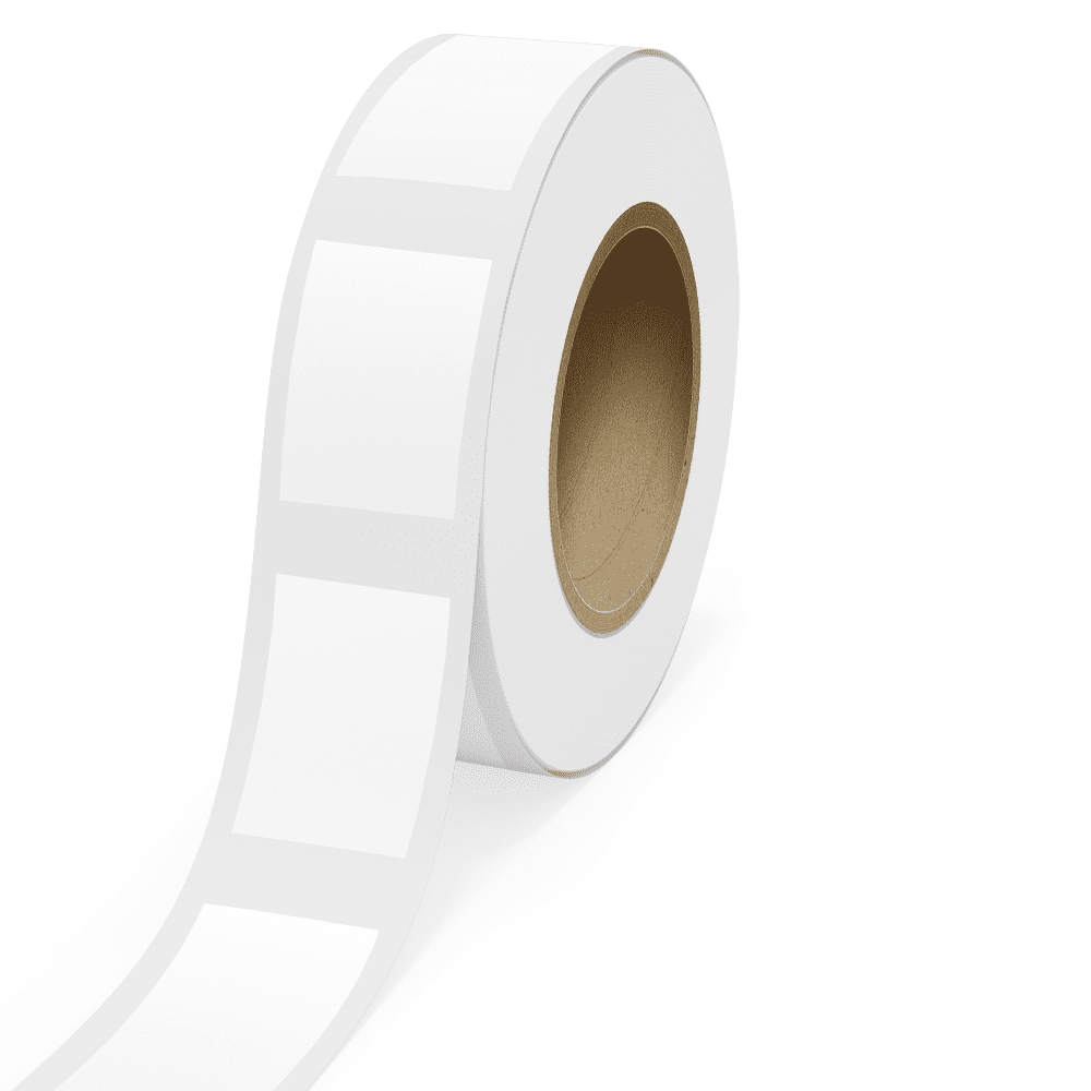 JAM Paper Standard Label Rolls, Rectangle, 4 x 6, White Glossy, 125 Labels/Roll