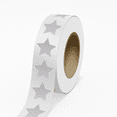 thumbnail image 1 of JAM Paper Standard Label Rolls, Star, 2 3/4 x 2 7/8, Silver Metallic Foil, 125 Labels/Roll, 1 of 2