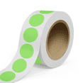 thumbnail image 1 of JAM Paper Standard Round Label Rolls, Circular, 2.5 Inch, Neon Green, 125 Labels/Roll, 1 of 2