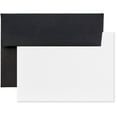 thumbnail image 1 of JAM Paper Stationery Set, A6 Size, Black Linen, 25/Pack, 1 of 3