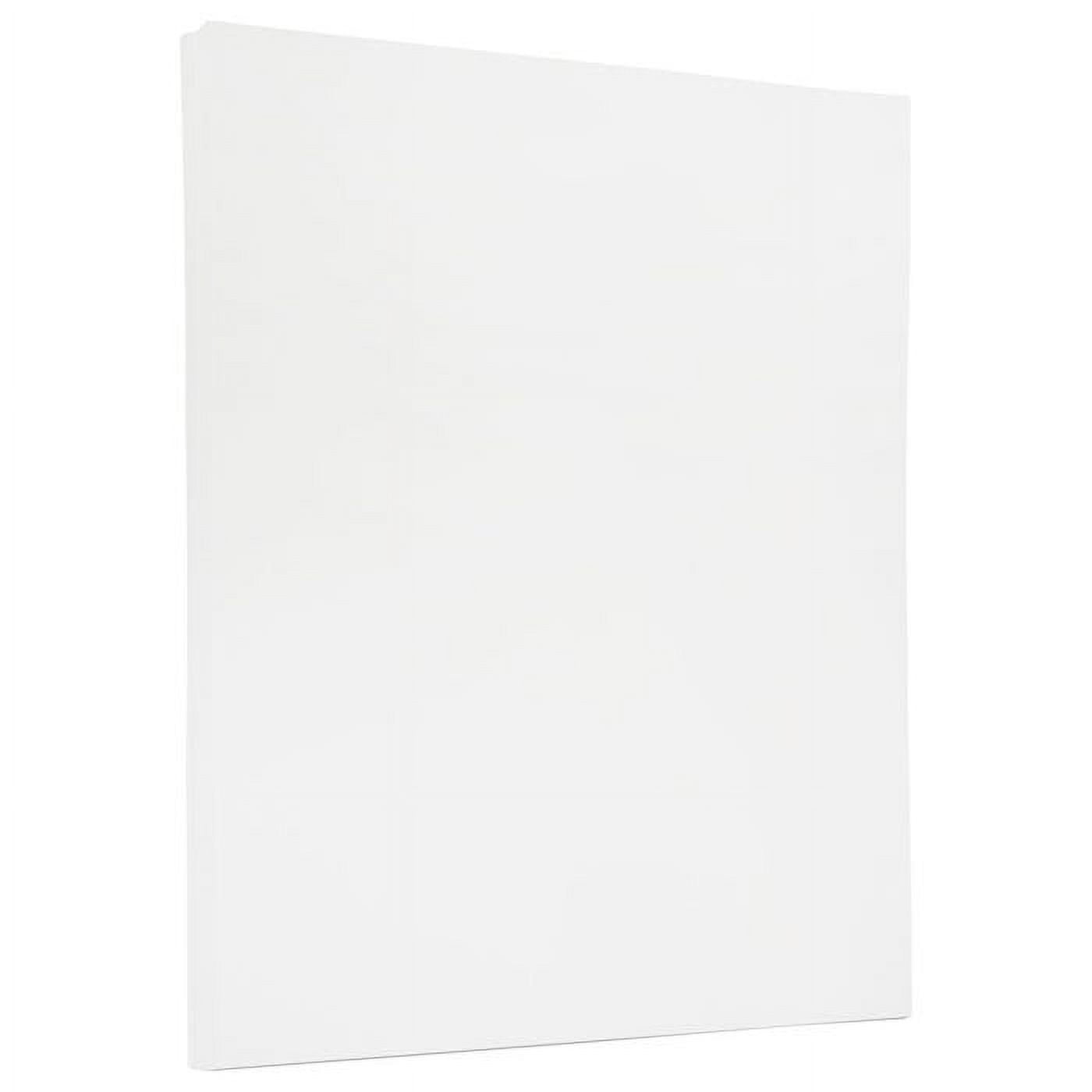 JAM Paper Strathmore, 8 1/2 x 11, Bright White Wove, 24lb, 2 packs of 100