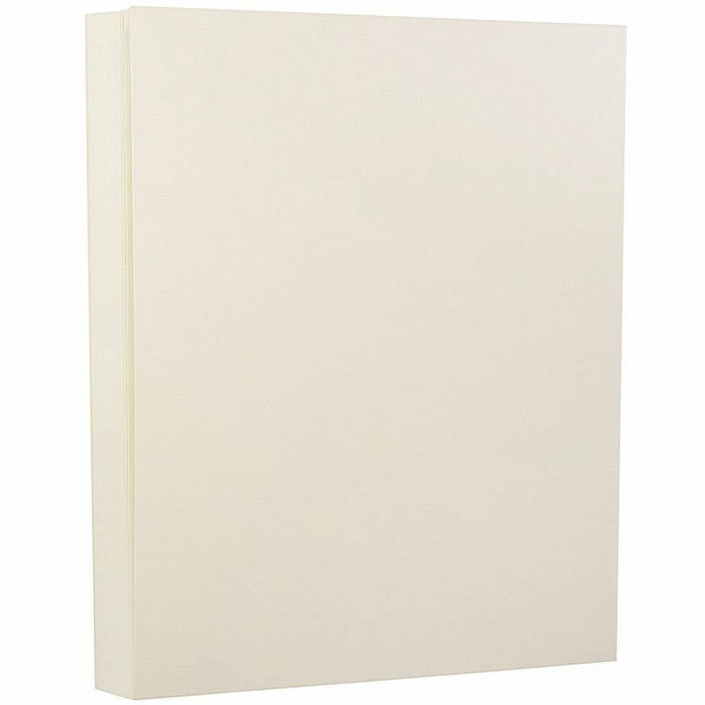 JAM Paper Strathmore, 8 1/2 x 11, Natural White Linen, 32lb, 2 packs of 100