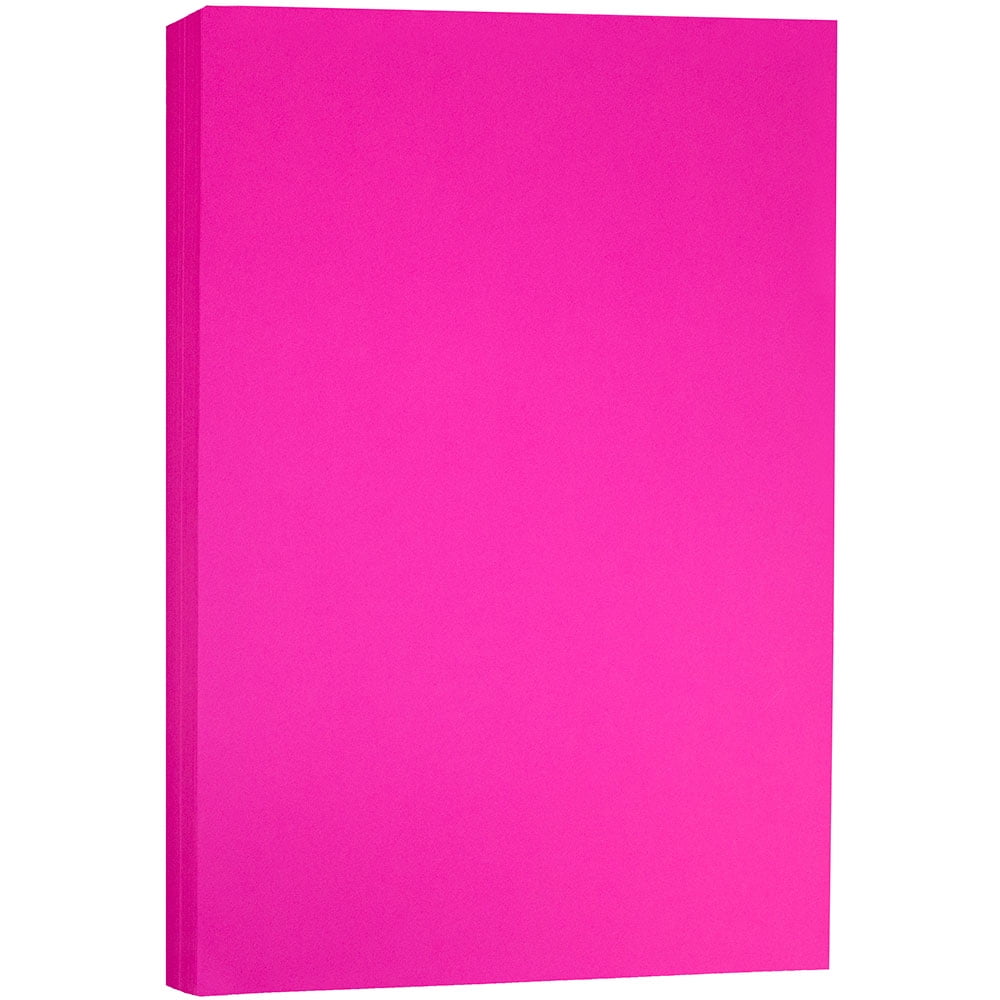 JAM Paper Tabloid Paper, 11x17, 100 per Pack, 32lb, Pink