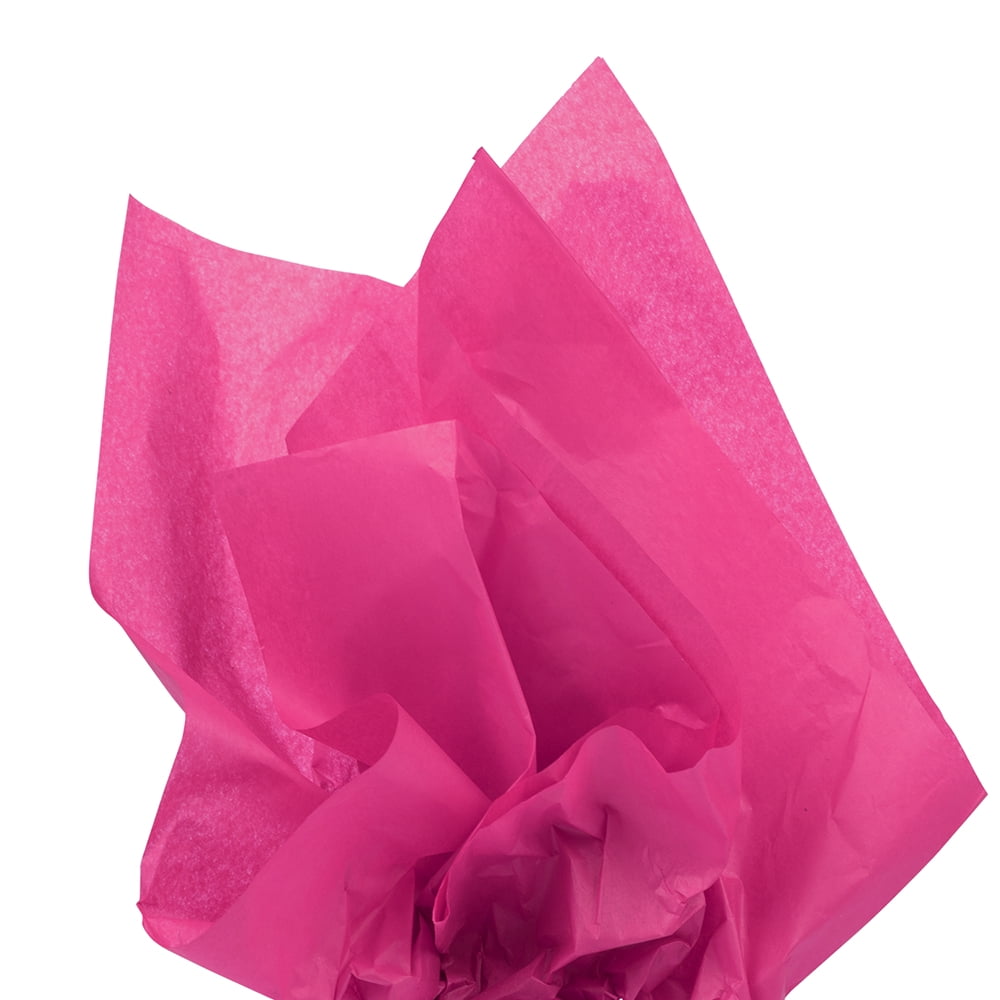 JAM Paper Tissue Paper, Fuchsia, 10 Sheets/Pack
