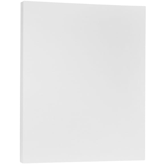 JAM Paper Translucent Cardstock, 8 1/2 x 11, 36lb Clear, 50/Pack