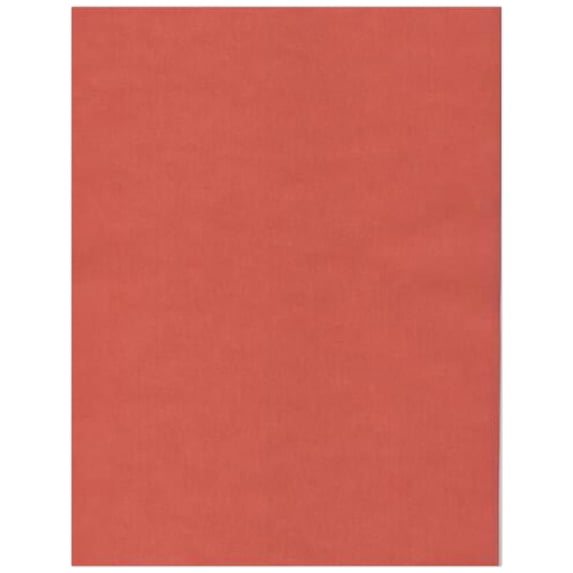 JAM Paper Translucent Vellum Paper, 8 1/2 x 11, 30lb Terracotta Red, 500 Sheets/Ream