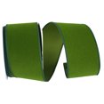 thumbnail image 1 of JAM Paper Velvet Christmas Hunter Green Polyester Ribbon, 10yd x 2.5in, 1/Pack, 1 of 5