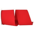 thumbnail image 1 of JAM Paper Velvet Christmas Medium Red Nylon Ribbon, 25yd x 4in, 1/Pack, 1 of 5