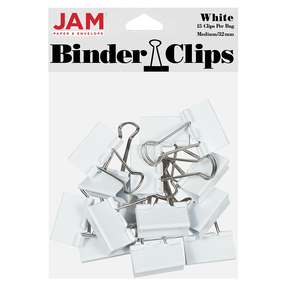 20 Pcs Binder Clips, 1.25 Inches Large Binder Clips, Premium Silver Binder  Clips Large Clips for Paperwork, Upgrade Paper Clamps for School, Office  and Home 