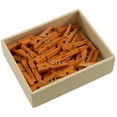 thumbnail image 1 of JAM Paper Wood Clothespins, Orange, Small 7/8 inch Clips, 50/Pack, 1 of 4