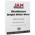 thumbnail image 1 of JAM Paper Wove Cardstock, 8 1/2 x 11, 250 per Pack, 88lb White, 1 of 2