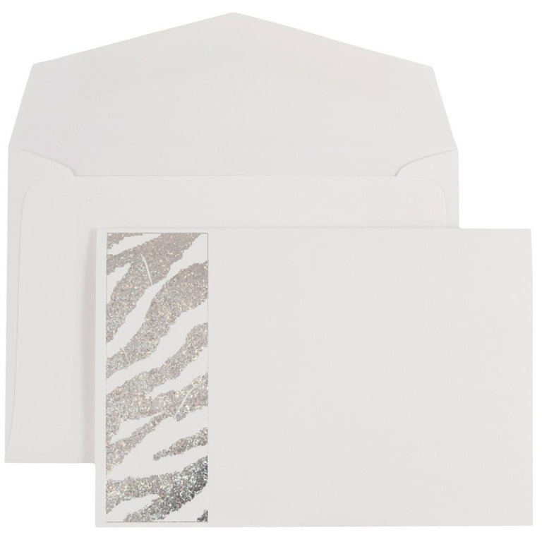 White with cheap holographic stripes